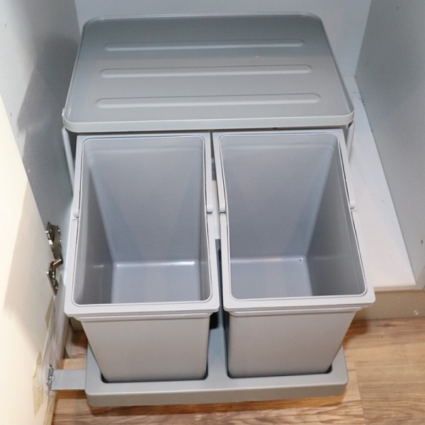 THÙNG RÁC ĐÔI GẮN CÁNH LẮP Ô CHẬU BOSS BRD-400